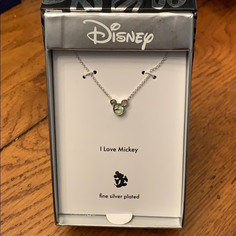NWT Disney Mickey Mouse Abalone Necklace